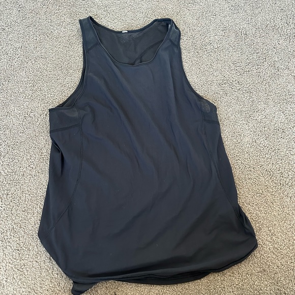 Blue and Black Lululemon Workout Tanks. Size 10 - Picture 5 of 7